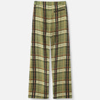 Oldevaine | Wide-Leg Plaid Trousers - optimize
