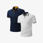 Oldevaine | Two Piece Set Classic Fit Polo Shirt Short Sleeve - optimize