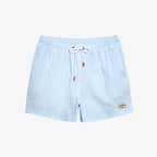 Oldevaine | Men's Striped Swim Shorts with Drawstring and Pockets - optimize