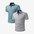 Oldevaine | Two Piece Set Classic Fit Polo Shirt Short Sleeve - optimize