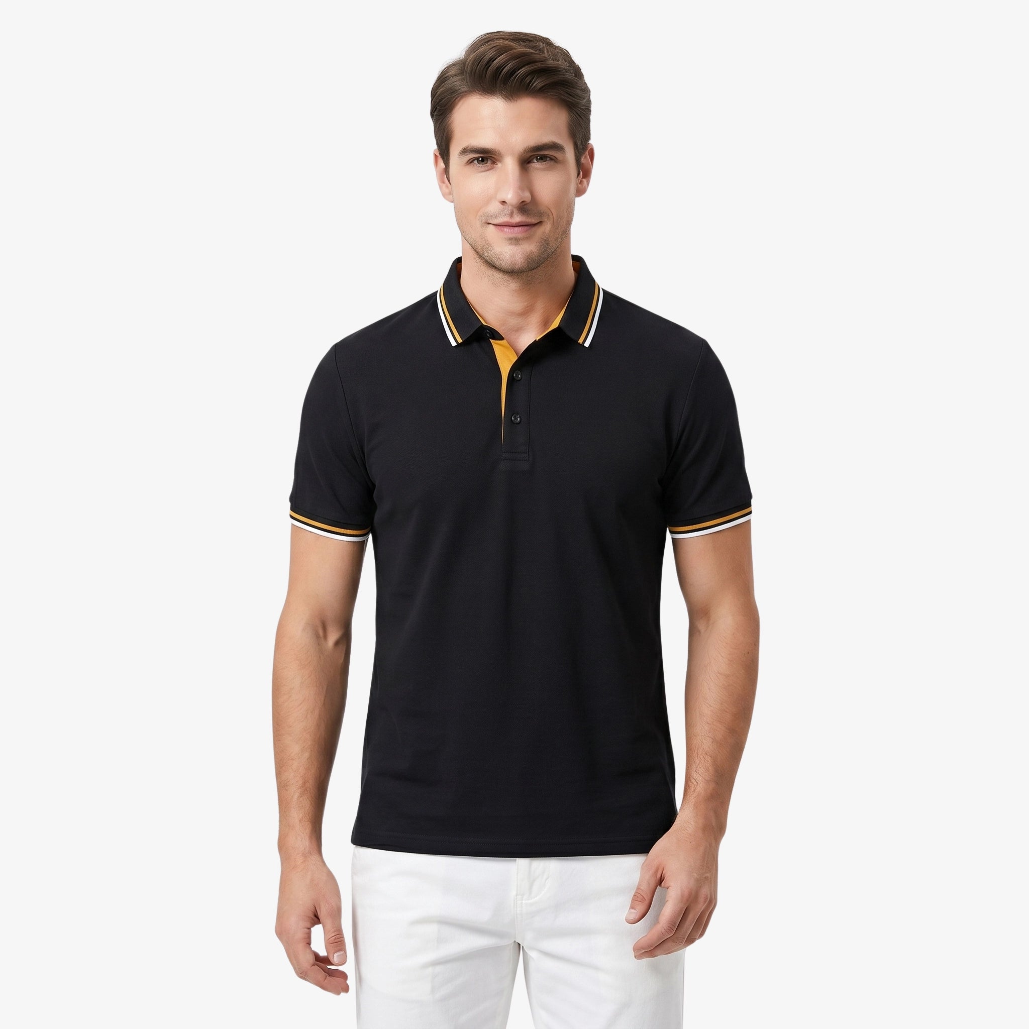Oldevaine | Two Piece Set Classic Fit Polo Shirt Short Sleeve - optimize
