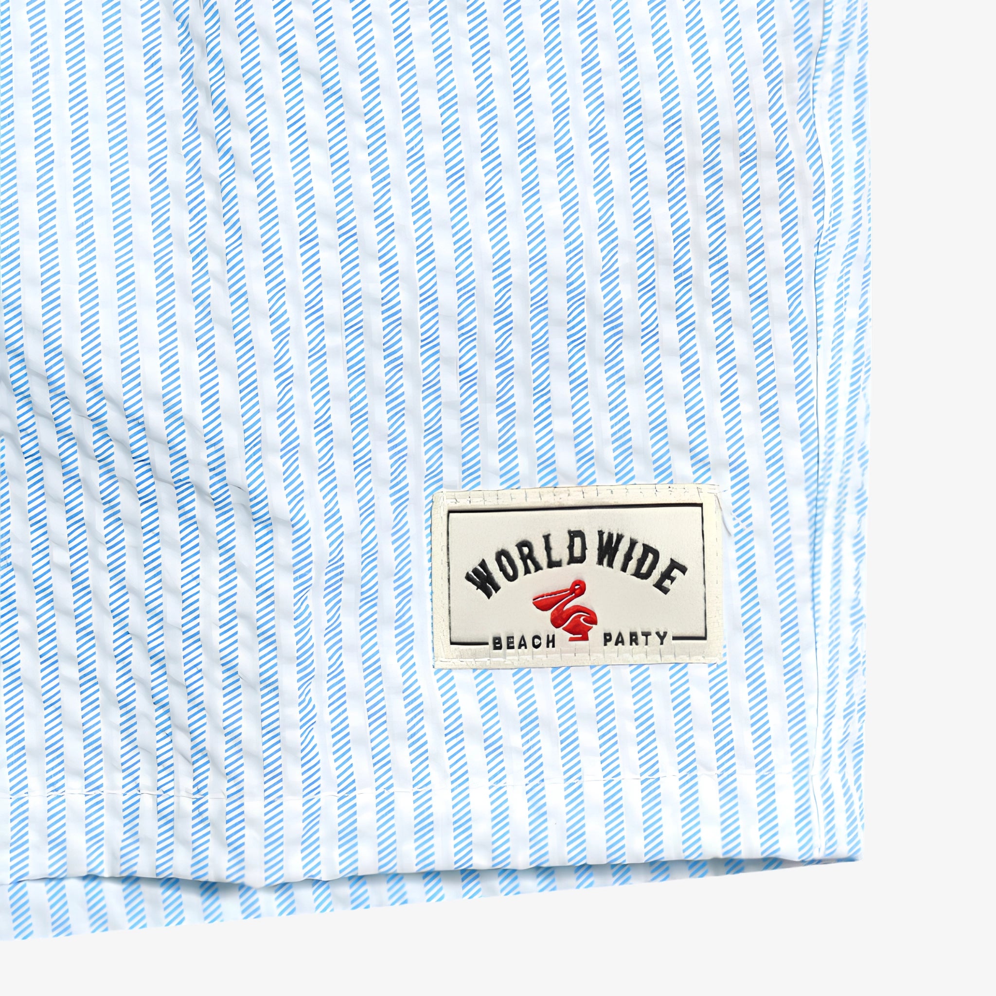 Oldevaine | Men's Striped Swim Shorts with Drawstring and Pockets - optimize