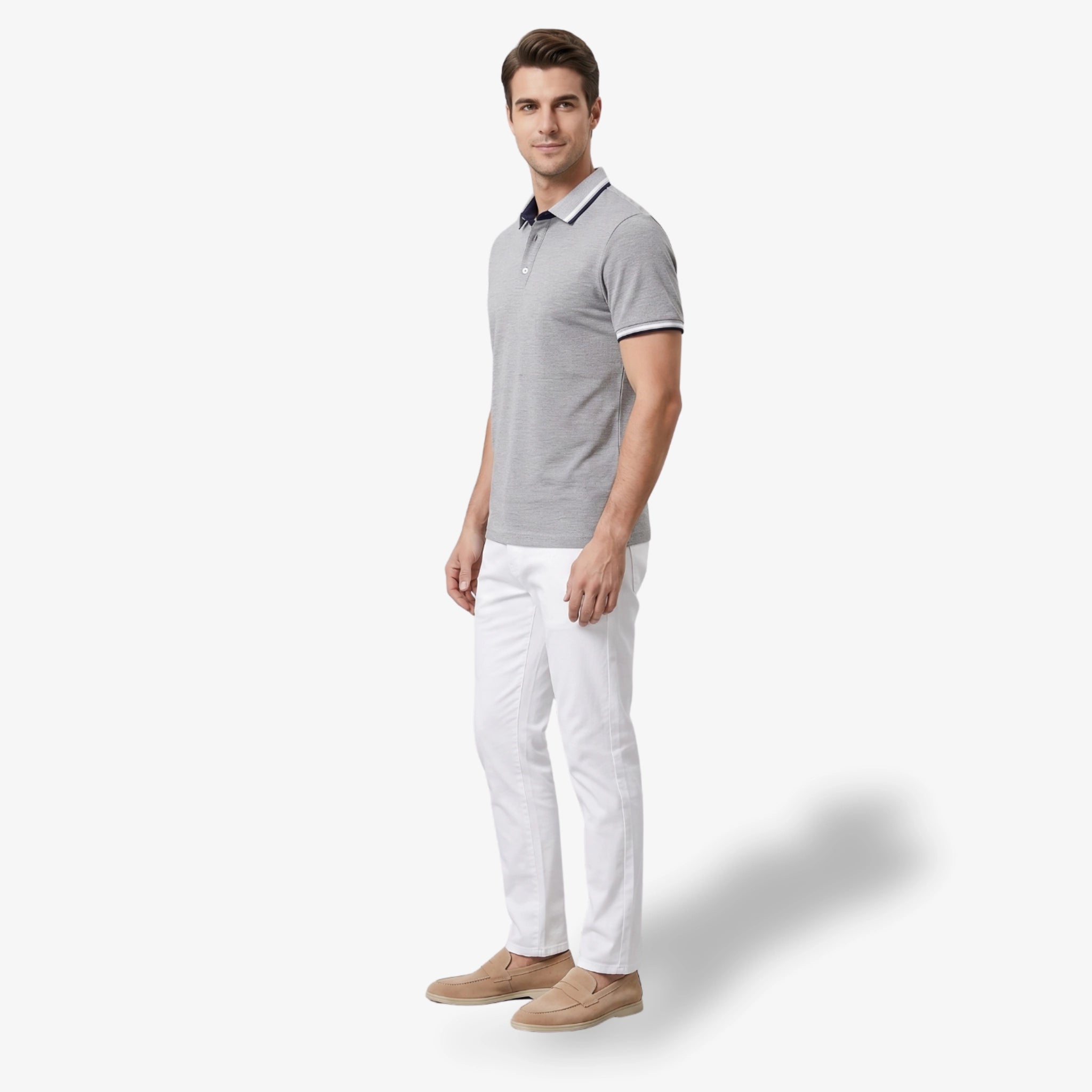 Oldevaine | Two Piece Set Classic Fit Polo Shirt Short Sleeve - optimize