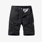 Oldevaine | Men's Multi-Pocket Cargo Shorts with Drawstring Waist - optimize