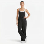 Oldevaine | Women's Sleeveless Wide Leg Casual Jumpsuit with Spaghetti Straps - optimize
