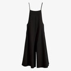 Oldevaine | Women's Sleeveless Wide Leg Casual Jumpsuit with Spaghetti Straps - optimize