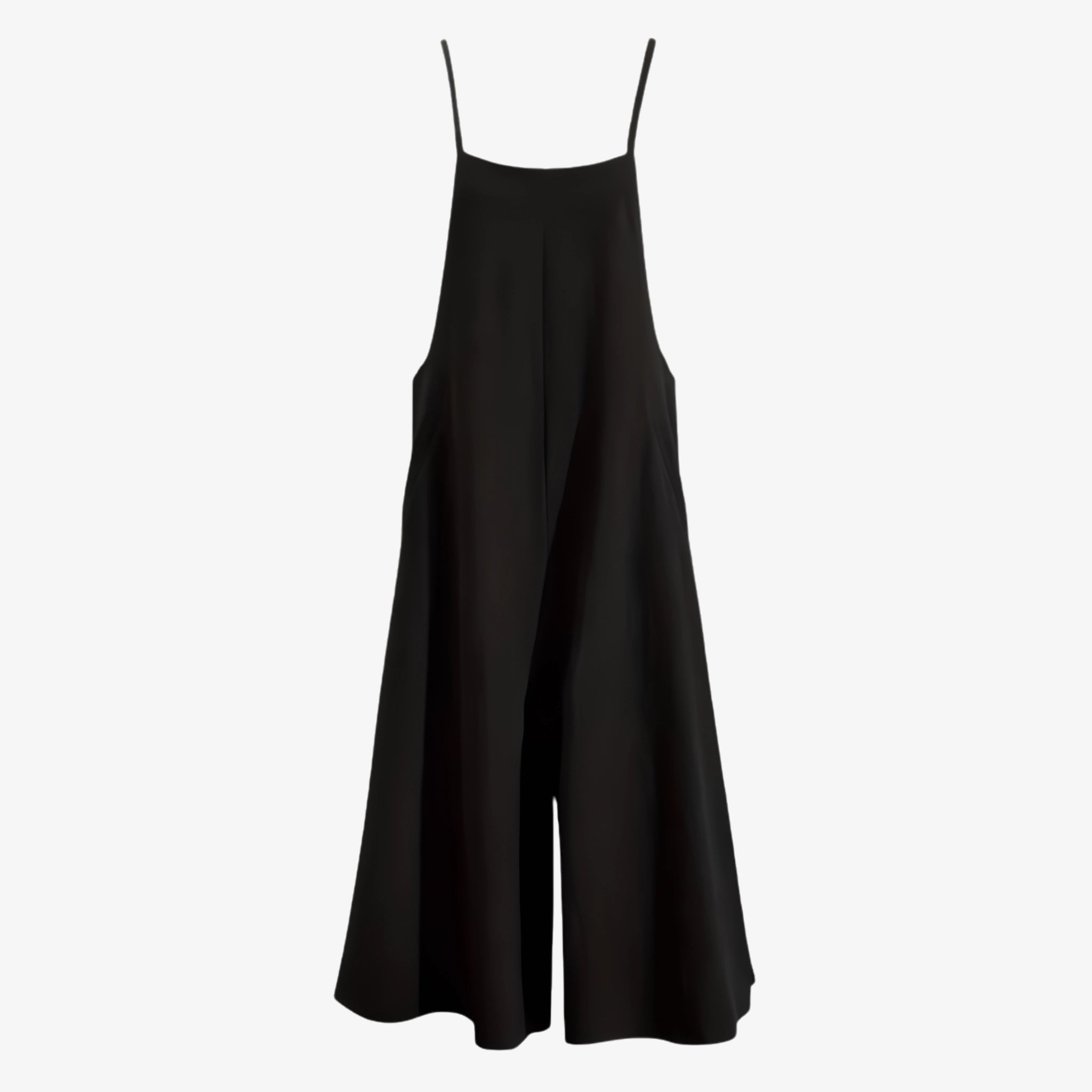 Oldevaine | Women's Sleeveless Wide Leg Casual Jumpsuit with Spaghetti Straps - optimize