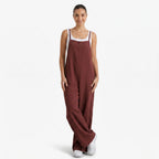 Oldevaine | Women's Sleeveless Wide Leg Casual Jumpsuit with Spaghetti Straps - optimize