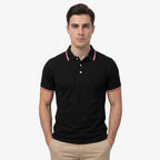 Oldevaine | Men's Contrast Trim Short Sleeve Polo Shirt - optimize