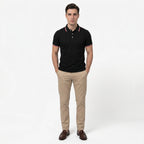 Oldevaine | Men's Contrast Trim Short Sleeve Polo Shirt - optimize