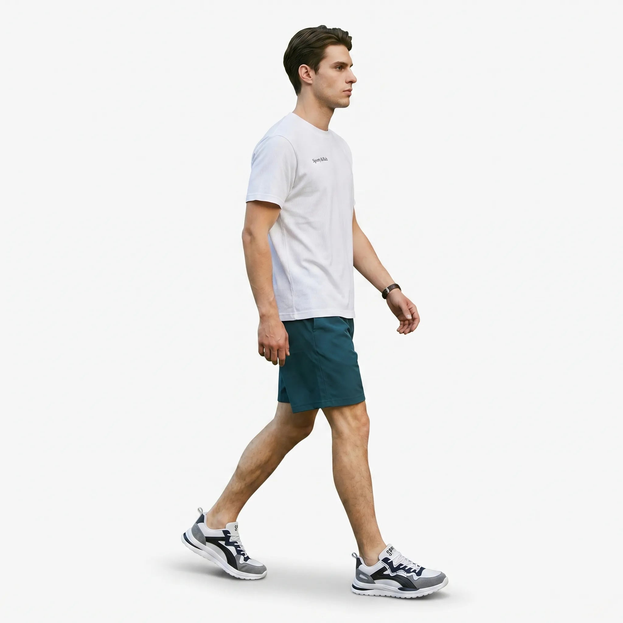 Oldevaine | Men's Colour Block Lace Up Casual Trainers - optimize