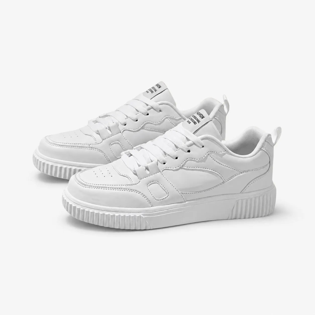 Oldevaine | Men's Casual Lace Up Low Top Skate Trainers - optimize