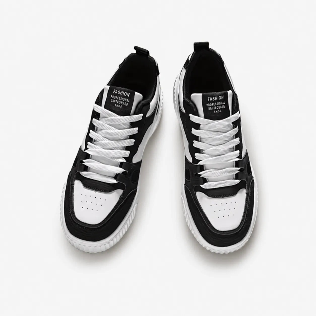 Oldevaine | Men's Casual Lace Up Low Top Skate Trainers - optimize