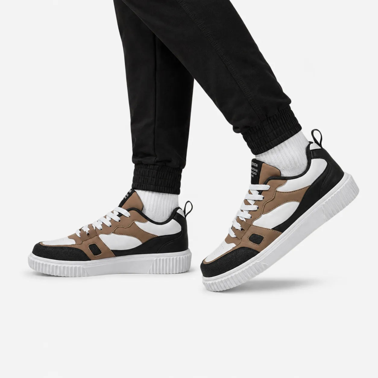 Oldevaine | Men's Casual Lace Up Low Top Skate Trainers - optimize