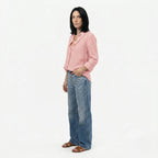 Oldevaine | Women's Button Up Long Sleeve Shirt with Classic Collar - optimize