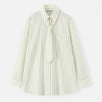 Oldevaine | Amélie – Striped Shirt with Elegant Bow
